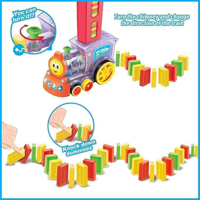 Domino Train Blocks Set (40 Pcs)