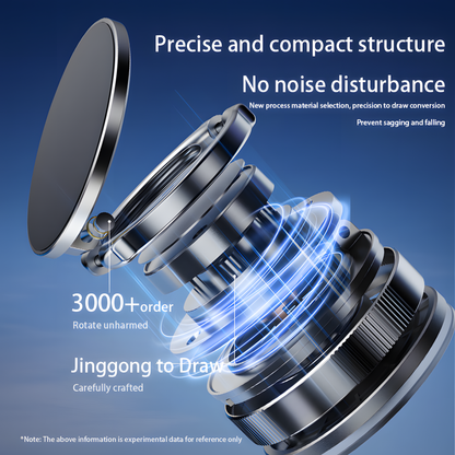 Vacuum Magnetic Suction Phone Holder – Foldable & 360° Rotatable