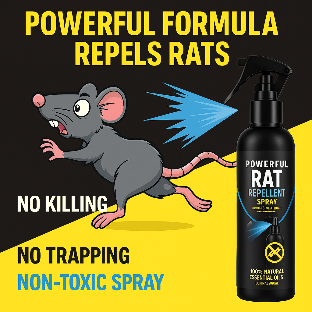 🧪🐭 Safe & Effective Rat Control Spray (Pack of 2)