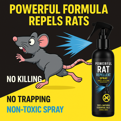 🧪🐭 Safe & Effective Rat Control Spray (Pack of 2)