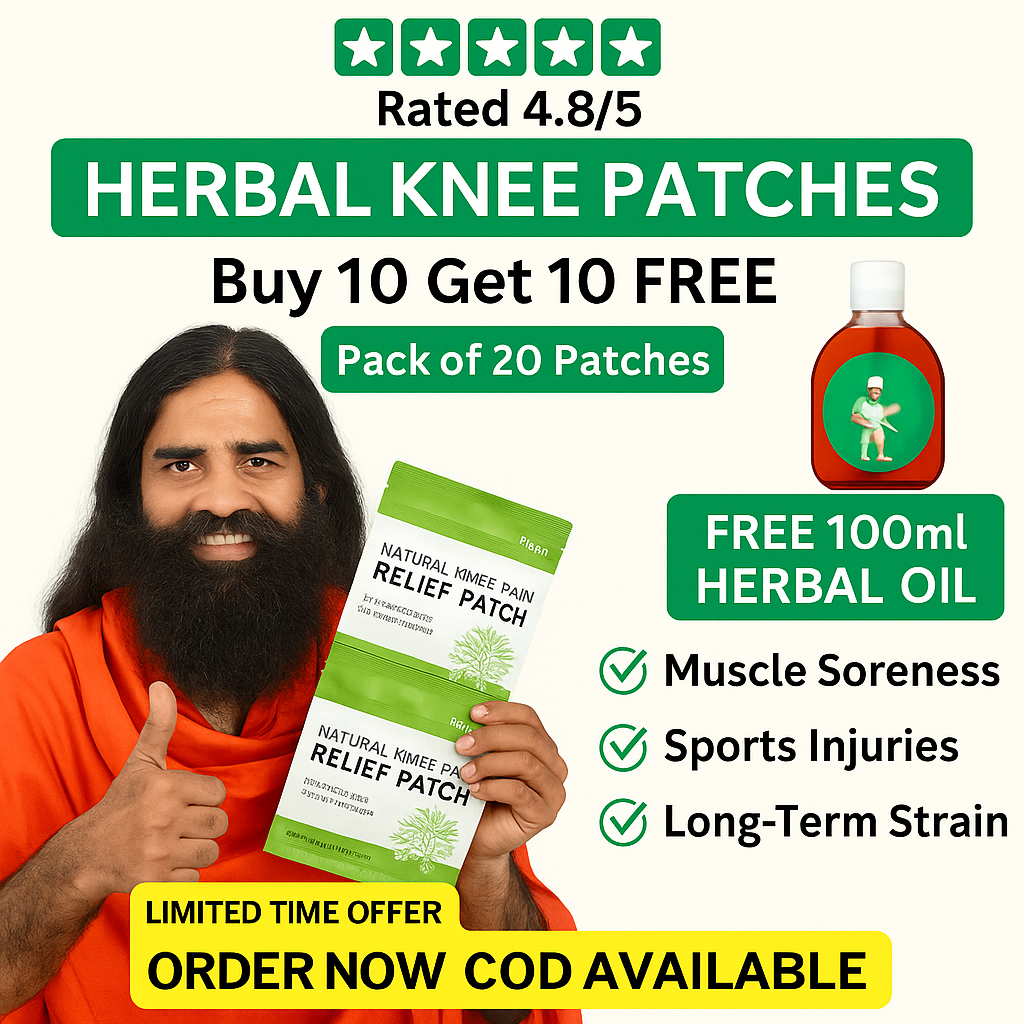 OrthoVeda™ Herbal Knee Pain Relief Patch
