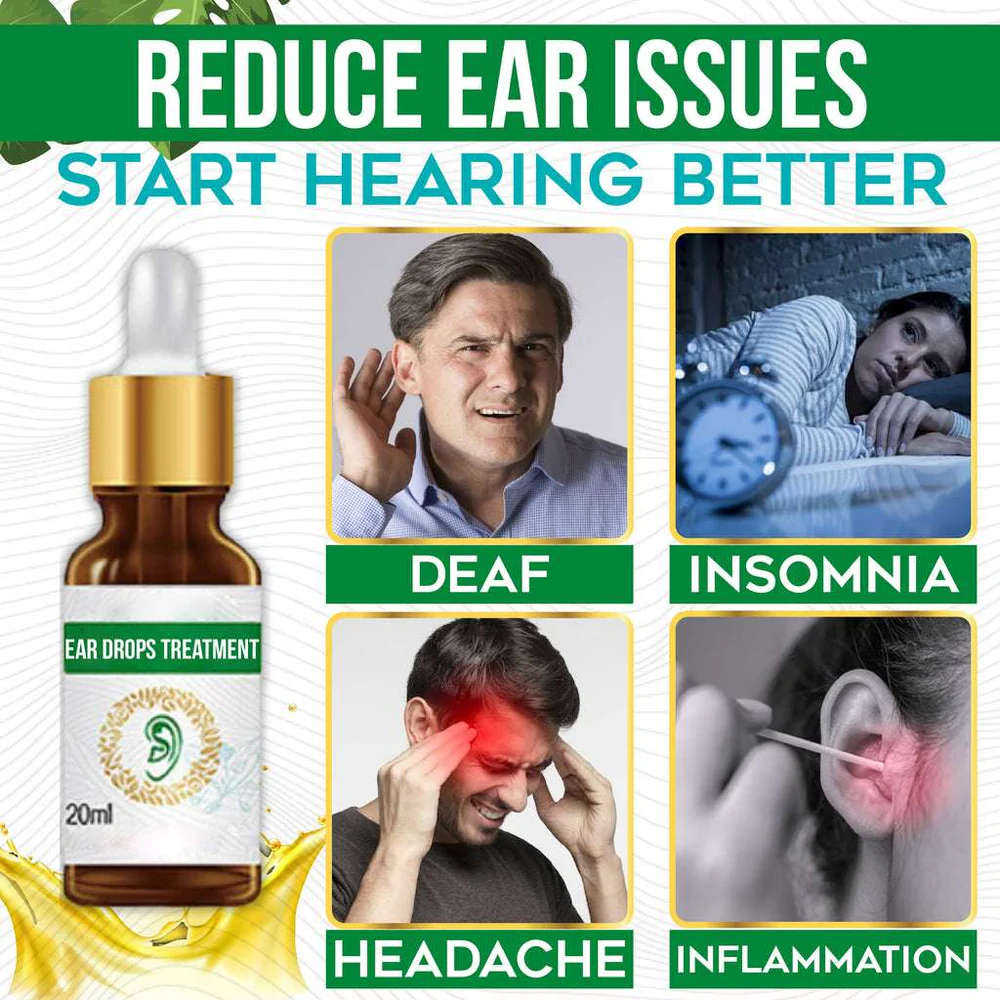 Ear Ringing Relieving Drops - (Buy 1 Get 1 FREE🔥🔥)