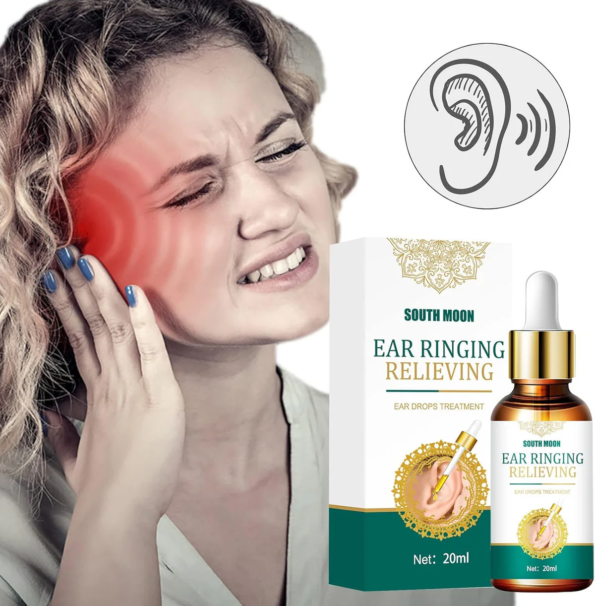 Ear Ringing Relieving Drops - (Buy 1 Get 1 FREE🔥🔥)