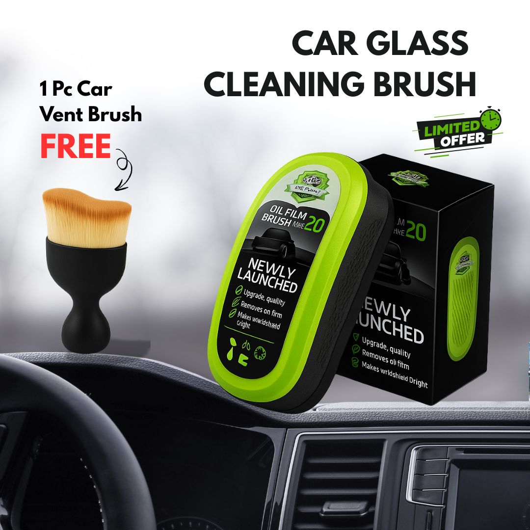 Car Windshield Cleaning Brush +(Free Car Vent Brush)(Buy 1 Get 1 Free)