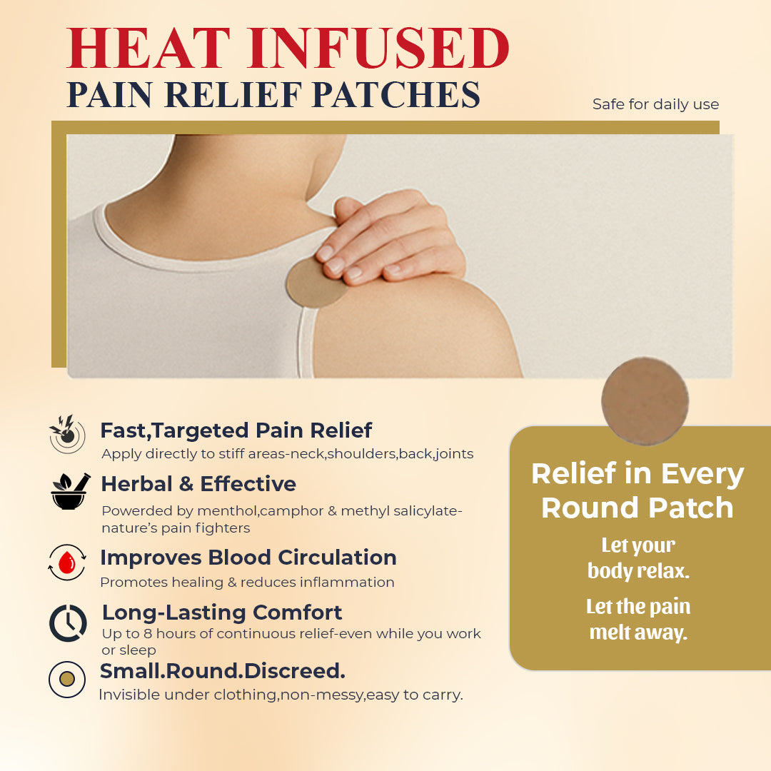 VedaRelief™ - Japanese Ayurvedic Pain Relief Patches 🌿✨ ( Buy 1 Get 1 Free🔥🔥)