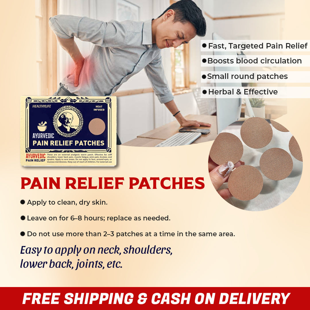 VedaRelief™ - Japanese Ayurvedic Pain Relief Patches 🌿✨ ( Buy 1 Get 1 Free🔥🔥)