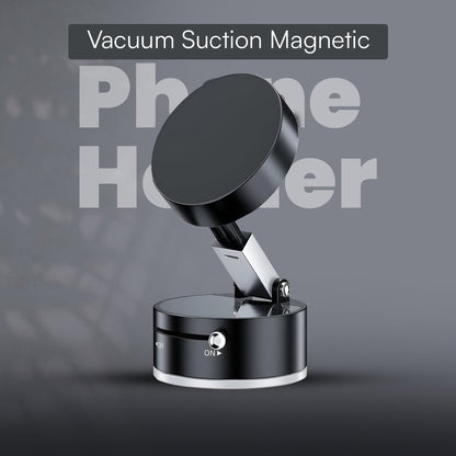Vacuum Suction Magnetic Phone Holder – Black
