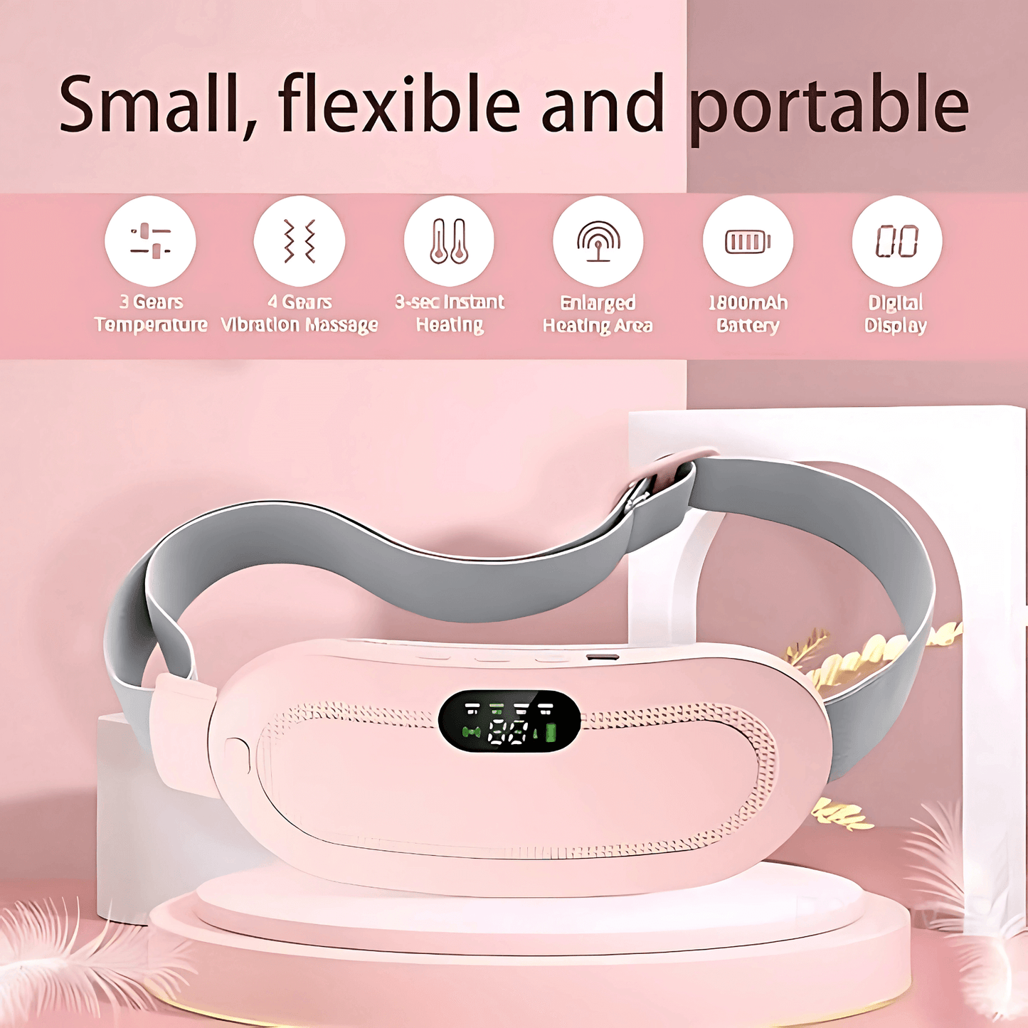 Period cramp relief massager