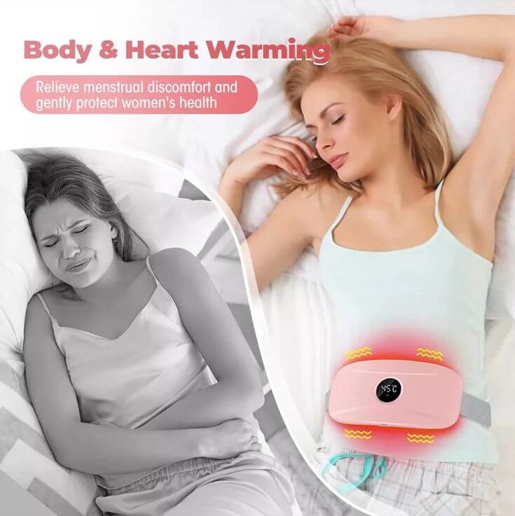 Period cramp relief massager