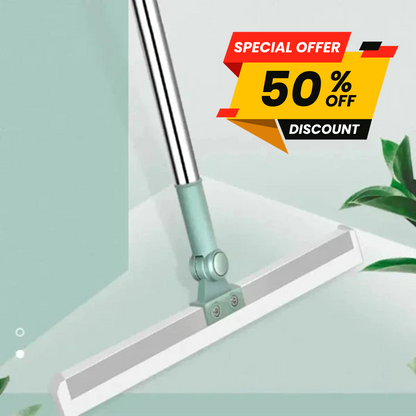 Magic Broom Silicone Multifunctional Wiper | All-in-1 Heavy-Duty Cleaning Tool | 180° Rotating Head | Stainless Steel Extendable Handle | Perfect for Home, Kitchen, Bathroom & Windows